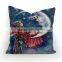Lovely angel printing plain cotton pillow covers wholesale