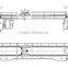 China Construction Materials Single Girder Overhead Crane 5 Ton with overhead Rail Trolleys