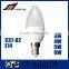 2016 Hot Sale C37 6W 85-265V E27 E14 Led Light Bulb