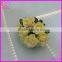 wholesale 9 heads silk rose bunch wedding artificial rose flower
