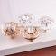Brand New Modern Design Round Gold/ Sliver Diamond Kitchen Cabinet Drawer Hardware Pulls Handles and Knobs