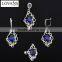 Rhinestone Jewelry Set Blue Sapphire Ring Most Popular Products Fahionable Products TZ-0183