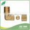90 Degree Elbow Tube OD x NPTF Male Brass Compression Fitting