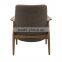 Comfortable And Luxury Wholesale Wood Frame Fabric Dining Chair