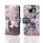 Colorful For Samsung S7 edge Printing Wallet Flower Flip Leather Case b044265(2)