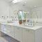 Modular melamine modern one piece bathroom vanity cabinet