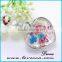 2016 Hot fashion hot Selling Real Flower Glass Bottle Locket Necklace