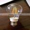 Hot selling glass cover 4w led light bulb with 4pcs filament