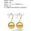 AAA Perfect Round 10-11mm South Sea Golden Pearl Earring