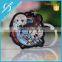 High quality picture print unusual black board transparent plastic acrylic key chains