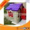 kindergarten funland Eco-friend plastic play house with slide for children