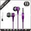 Fashion earbuds with new design and free samples
