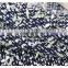 New product for Navy color tweed wool fabric, 100% woven tweed yarn dyed fabric wholesale