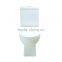 Two piece close coupled ceramic toilet