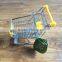 Hot Sell Shopping Cart Toy Mini Supermarket Handcart Mini Storge Basket