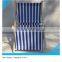 wooden magazine rack with cloth bags