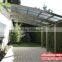 white metal frame aluminum carport prices with polycarbonate sheet,car wash canopy for sale,retractable carport