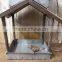 Antique Galvenized Metal garden Bird house