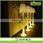 Rechargeable PE plastic water-drop floor lamp with LED rgb lamp