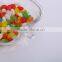 Apple Shaped Decorative Cheap Clear Glass Christmas Candy Jar