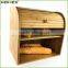 Bamboo corner bread box for kitchen Homex-BSCI