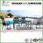 Outdoor garden 7pcs aluminum table and chair dining set/aluminum furniture