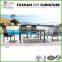 Outdoor furniture folding chair and table set