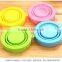 2015 silicone cup brand new FDA silicon fold travel cup MOQ is 500 pieces