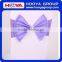 Reusable 2015 Popular selling party decoration Wedding Satin Bow Chair Sash