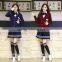 Custom new design fashion high school uniform for girls and boys