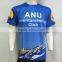 100% polyester mesh womens running short sleeve shirt with OEM brands