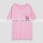 Wholesale women t-shirt loose woman clothing embroidery t-shirt
