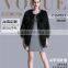 Korean Style Winter Warm Faux Fur Coat White Women fox fur coat with high quality Fpc-27