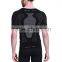 2017 New style Men seamless compression o neck t shirt
