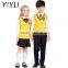 wholesale school uniform Sleeveless v neck cable knitting pattern sweater vest