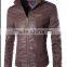 Custom Hight Quality European Fashion Mens Leather Motorcycle Jacket