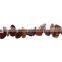 Rainbow Stone Gemstone Loose Chip Beads Irregular Brown Red