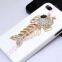 fish rhinestone cabochon iphone 4s case decoration