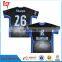 High quality 100%polyester team baseball T-shirts dry fit sublimation baseball jerseys