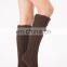 fashion floor socks with cable knit turnover ,knitted leg warmers women