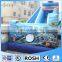 funny shark inflatable combo games for amusement