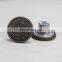 Screw Trousers Silver Metal Jeans Hook Buttons, Botones, Alloy Shank Buttons