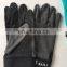 custom unisex high quality red embroidery fleece gloves