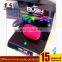 Factory custom L shape black plexiglass pmma acrylic wireless speaker display stand