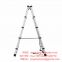 1.4m+1.4m Telescopic Combination Ladder