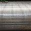 219mm wedge wire screen pipe Vee slotted sand for water oil gas liquid filter