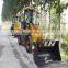 1ton wheel loader 4WD front end loader mini loader with CE
