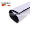 Flexible neoprene cable sleeve wall mount wire concealer in reversible black/white