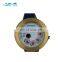 10L Pulses Counter Brass Multi Jet Heat Resistant Water Flow Meter