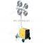mobile telescopic generator led signal tower light for camping outdoor